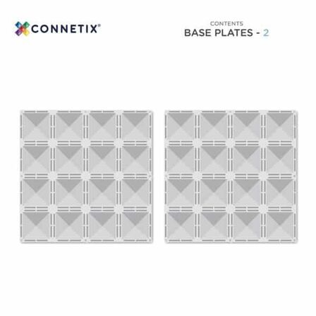 Gennemsigtig Baseplates, 2 stk - Connetix