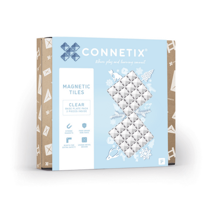 Gennemsigtig Baseplates, 2 stk - Connetix