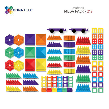 Magneter Mega pack, 212 dele - Connetix