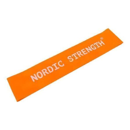 100 stk. Træningselastik fra Nordic strength - Ekstra let & Orange