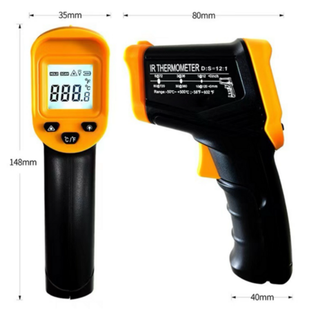 3 stk. IR Termometer