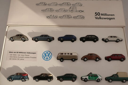 Modelbilsæt VOLKSWAGEN 50 millionen Volkswagen