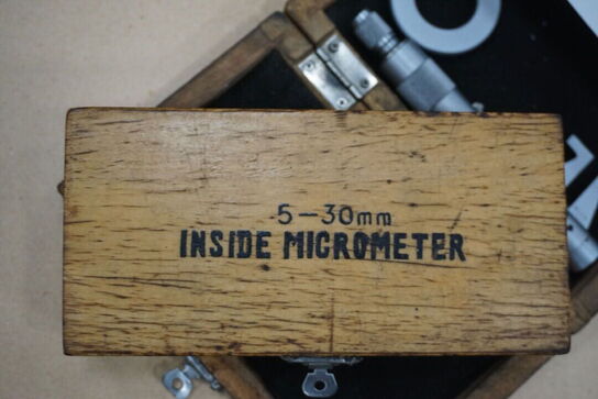 2 stk. Indvendigemikrometer 