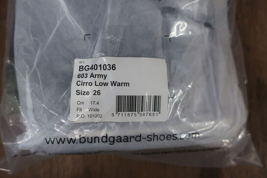 Termostøvler BUNDGAARD BG401036 603 Army Cirro Low Warm, Str: 26