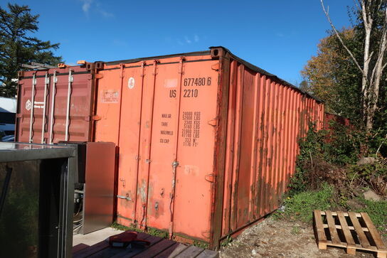 20' container uden indhold