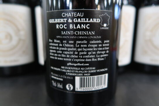 10 fl. CHATEAU GILBERT & GAILLARD Roc Blanc 2017