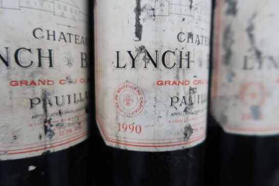 10 fl. Rødbin LYNCH & BAGES og BARON DE PICHON-LONGUEVILLE - 0,375L