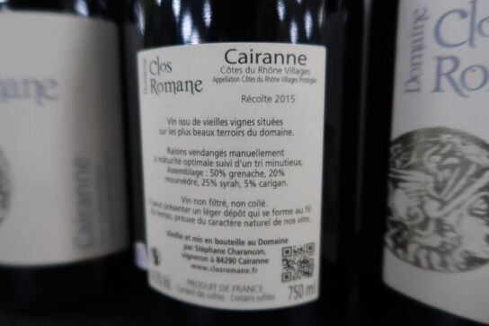 7 fl. DOMAINE CLOS ROMANE rødvin