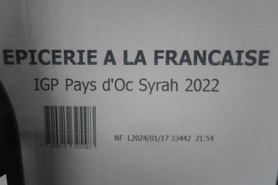 12 fl.  rødvin L'EPICERIE À LA FRANCAISE 2022