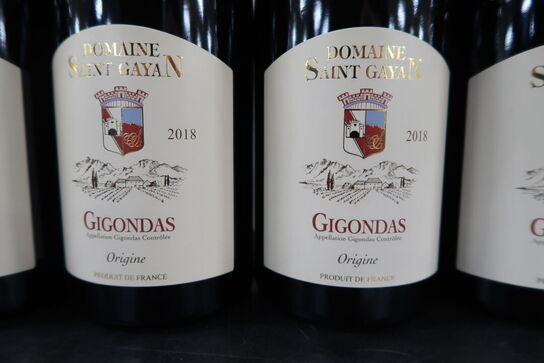 8 fl. Rødvin DOMAINE SAINT GAYAN Gigondag 2018