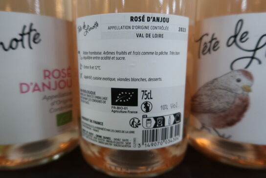 10 fl. Rosé bl.a. CÔTES DE GASCOGNE Décoré 2022