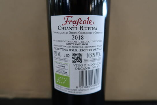 12 fl. CHIANTI RUFINA Frascole 2018