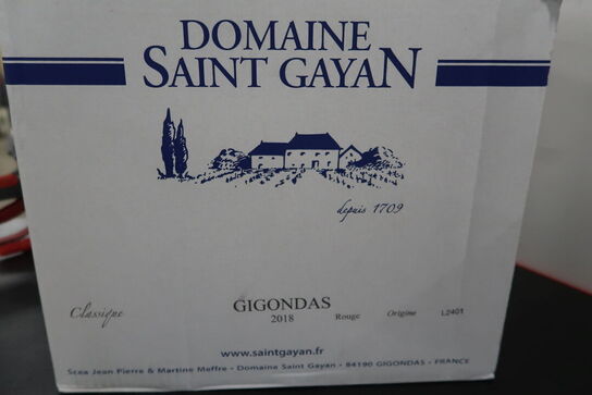 12 fl. Rødvin DOMAINE SAINT GAYAN 2018