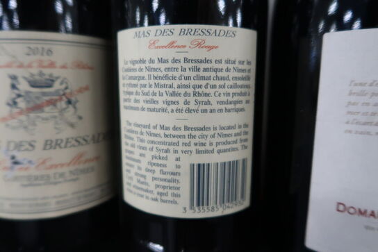 10 fl. Rødvin bl.a. DOMAINE DES ENFANTS 2009