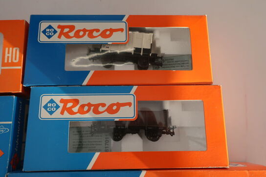 8 stk. Modeltogvogne ROCO 46034, 46455, 46257, 4212, 46034, 46058