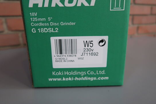 Akku vinkelsliber, HiKOKI G18DSL2