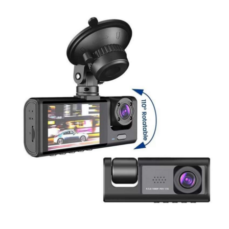 DriveGuard Pro 3-in-1 Dashcam