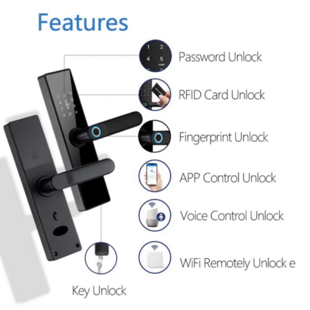 Smart Lock Dørhåndtag