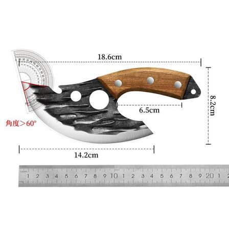 2 stk. Ergonomisk kødkniv