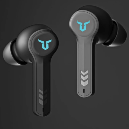 2 sæt Trådløse Gaming Earbuds 8 Pro - Sort