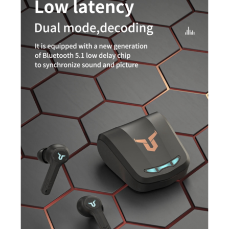 2 stk. Trådløse Gaming Earbuds 8 Pro - Sort