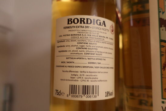 6 fl. Vermouth BORDIGA Extra Dry