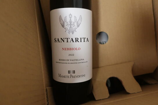 6 fl. Rødvin SANTARITA Nebbiolo 2022