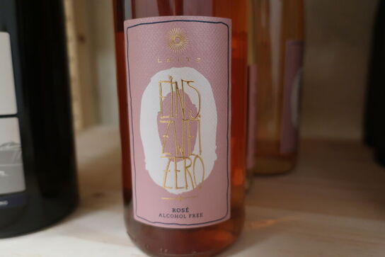 5 fl. Rosévin/hvidvin LEITZ, Eins Zwei Zero Alcohol free
