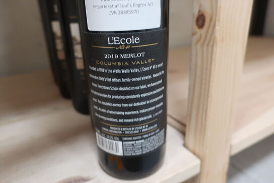 6 fl. Rødvin L'ECOLO No 41 Merlot 2019