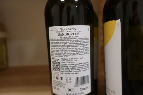 4 fl. Hvidvin INBIANCO Sangiovese Toscana 2023