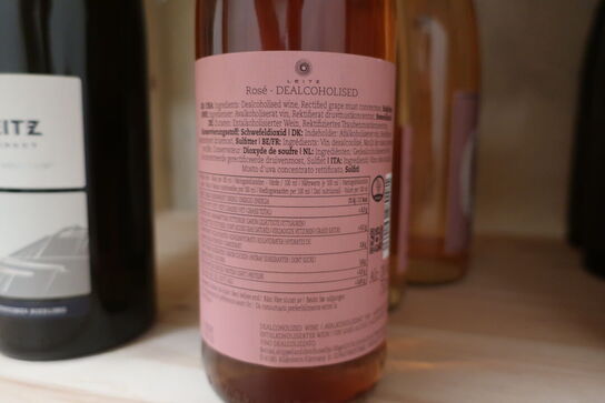 5 fl. Rosévin/hvidvin LEITZ, Eins Zwei Zero Alcohol free