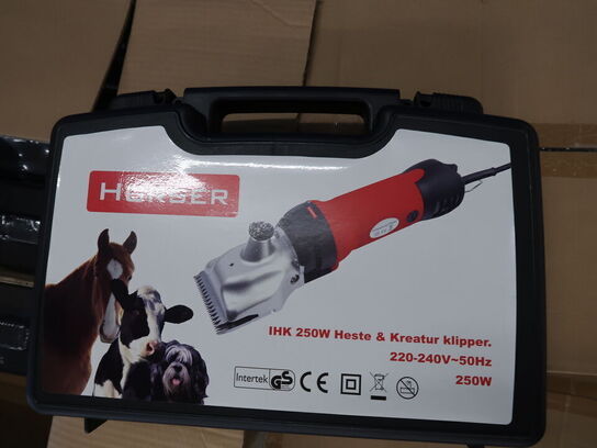 1 stk. Heste og kreaturklippere IHK 250W