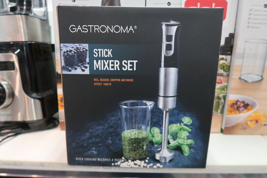 Gastronoma stavblender med tilbehør 1000 watt