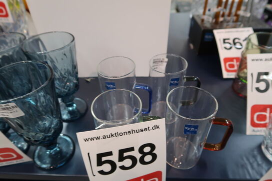 4 stk. Lyngby Glas Glaskrus Torino 35 cl