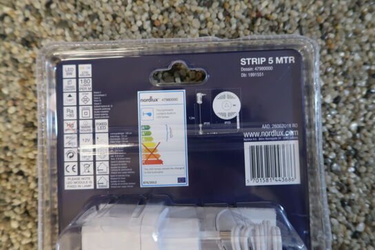 LED-strip NORDLUX strip 5 mtr, 3 stk. spots NORDLUX Bathroom, Umberto