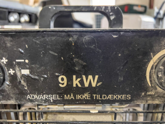2 stk. 9kWh varmeblæsere