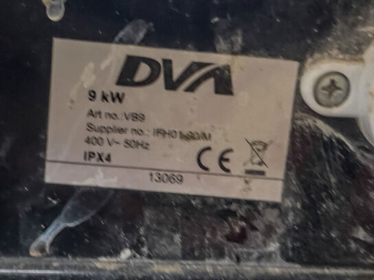 2 stk. 9kWh varmeblæsere