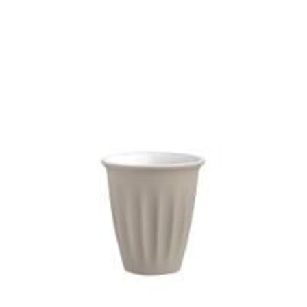 12 stk. Krus uden hank taupe 14 cl Ribby