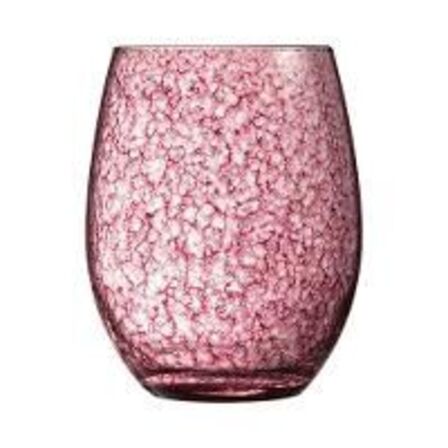 12 stk. Vand-/drinksglas rød 36 cl Primary Handcraft