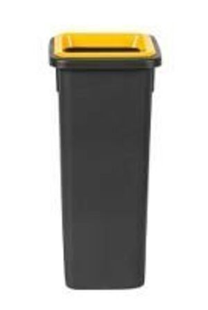 3 stk. Affaldsbeholder m/låg gul 20 ltr