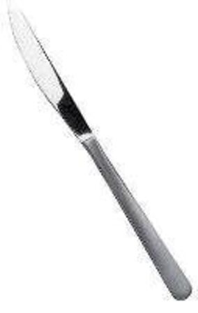 12 stk. Bordkniv Elegance skaft børstet L228 mm