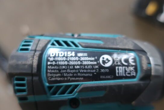 Akku. Finecutter og slagskruemaskine MAKITA