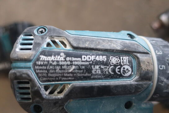 Akku. Boremaskine og finecutter MAKITA