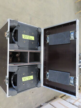 6 stk. Movingheads inkl. Flightcases