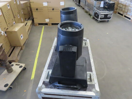 6 stk. Movingheads inkl. Flightcases