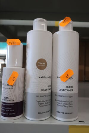 3 stk. hårprodukter KARMAMEJU