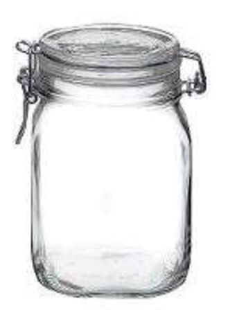 5 stk. Sylteglas 1,11 ltr Fido
