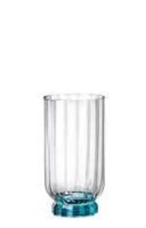 12 stk. Drinksglas Florian m/ blå fod 43 cl Restlager