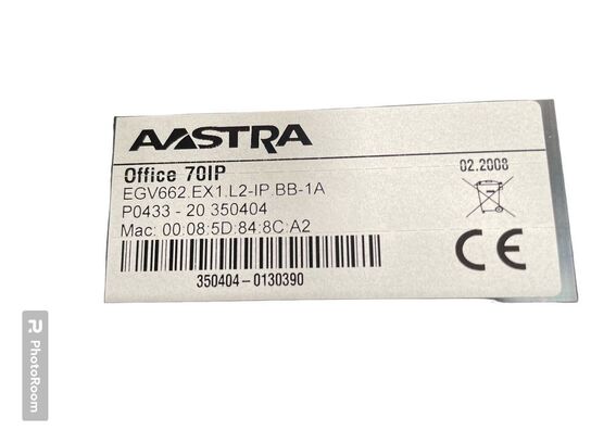 1 x Aastra Telefon Office 70IP med omstilling + 3 x Aastra Office 70IP telefon