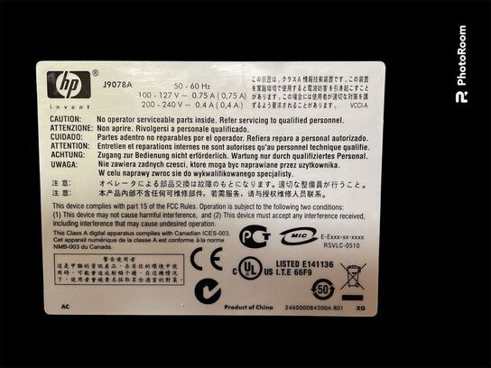 HP Switch til dataskab